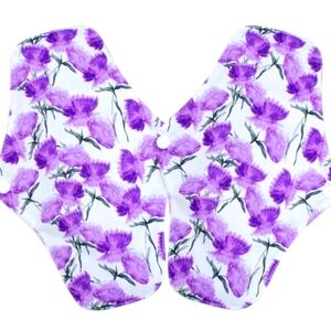 4 Pcs Reusable Bamboo Menstrual Pads, Breathable Mesh Surface Cloth Pads